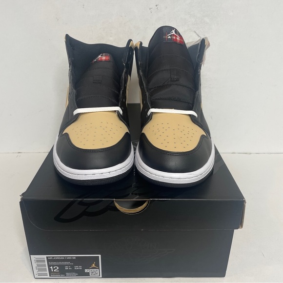 Nike Air Jordan 1 Retro Mid “Tartan Swoosh” 2022 - Picture 2 of 4